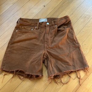 The denim short by everlane organic cotton size 25